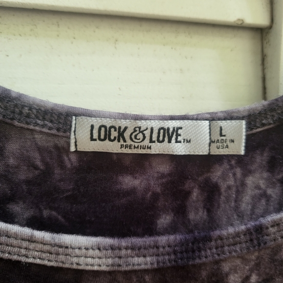 Lock and Love gray tie dye tank dress - Picture 3 of 3